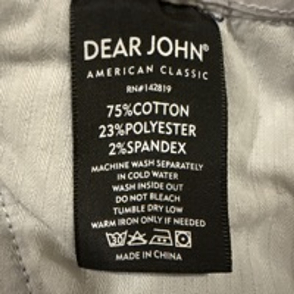 Women's Dear John Finnegan Shorts Size 32/12 Blue Diamond Print - Picture 4 of 9
